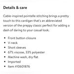 Free People NWOT  Intimately Cassie cropped cardigan sz XS Photo 4