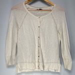 American Eagle Vintage  Cream Button Up Cardigan Crop Cottagecore Feminine Spring Photo 1