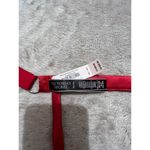 Victoria's Secret  VERY SEXY Red Garter Belt Rhinestone Shine Strap‎ Size M/L NWT Photo 5