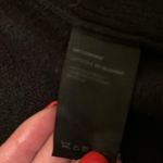 Anthropologie  black boiled wool sweater XL shaped like a jacket but soft euc Photo 5