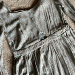 Blue patterned long sleeve dress Size M Photo 1