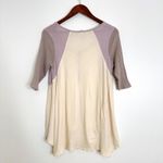 Free People  V-Neck Swing Bottom Regal Sleeve Top‎ Size XS Photo 5