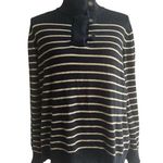 Ralph Lauren Black and Gold Turtleneck Sweater Photo 0