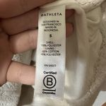 Athleta Tugga Long Sherpa Ivory Zip Jacket Women's Size Small Removable Hood Photo 6