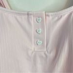 Stoney Clover Lane Stoney Clover x Target Pink Ribbed Cheeky High Leg One Piece swimsuit 16W 16 new Photo 3