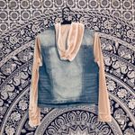 Wallflower Velvet and Jean jacket Blue Size M Photo 2