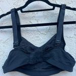 MD 34DD black no padding fabric sports bra Size L Photo 2