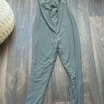 Club L  Go Baby Khaki Maternity High Neck Sleeveless Jumpsuit Photo 1