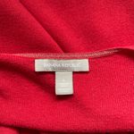 Banana Republic Bright Red Fitted V-neck Pullover Sweater Photo 7