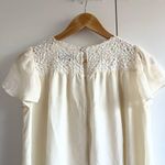 Riccimie Premiere Salon Ivory Cream Silk Dress Photo 4