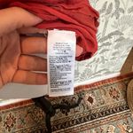 J.Crew  Puff Sleeve Textured Cotton Peasant  rust red Top XL Photo 7