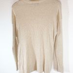 Something Navy  Front Knot Sweater Photo 1