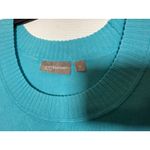 Croft & Barrow ‎ XL Sleeveless Knit Top Stretch Blue Crew Neck Casual Photo 2