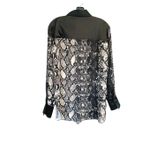 Lysse  Animal Print Button Down Shirt  Oversized S Photo 1