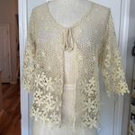 Y2k vintage tie front crochet cardigan Photo 9