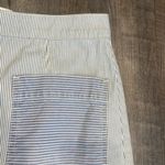 Pilcro and the Letterpress Anthropologie  pinstripe denim skirt Photo 1