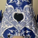 ASOS  blue and white paisley mini dress Photo 5