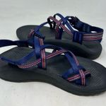 Chacos Chaco ZX/2 cloud sandals strappy outdoor hiking womans size US 7 blue red Photo 4