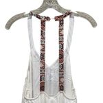 Hem & Thread  White Textured Midi Dress with Boho Straps Women’s Size Large Photo 6