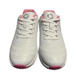 Thestron Golf Shoe Womens 6.5 White Pink Low Top Spikeless Lace Up Golf Sneaker Photo 3