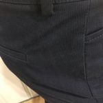 NEW Nicole Farhi Black Trouser Cotton Dress Pants Made in Italy Size 6 NWT $315 Photo 2