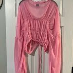 Revolve  SNDYS Pink Sheer Top Photo 2