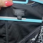 Adrianna Papell Adriana Papell Gray Black Paisley Bodycon Lowcut Sexy Stretchy Date Night Dress Photo 1