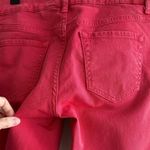 Sandro  Paris Cropped Red Denim Jeans, Size 38 (EU) / Size 8 (US) Photo 11