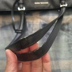 Michael Kors Large Pocket Monogram Logo Top Zip Tote Bag Black/Silver Photo 10