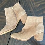 Lord and Taylor Suede Tan Booties  Photo 0