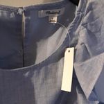 Madewell Denim Color Ruffle Dress Photo 3