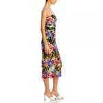 Milly  Strapless Artem Spanish Garden Embroidery Midi Dress, Size 6, NEW Photo 6