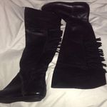House of Harlow 1960 39.5 knee fringes boots Size 8.5 Photo 9