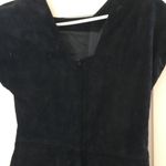 FINAL MARKDOWN Ladies’ Dana Brooke Pig Suede Dress (8) Black Photo 4
