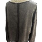 Boutique Oversized Quilted Star Patch Boxy Retro Raglan Sweatshirt Photo 1