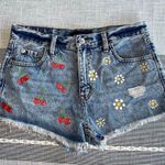 Aeropostale  Vintage High-Rise Denim Jean Shorty Shorts Size 8 Photo 3