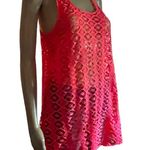 Steve Madden neon pink lace tank top Photo 1
