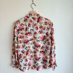 Sézane Pierro Shirt Bouquet De Rose Size 34/36 Button Down Feminine Floral Shirt Photo 9