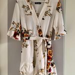 Sucrefas White Floral Romper Photo 4