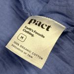 Pact  Skirt Womens Medium Coastal Gauze Faux Wrap Pockets Summer Periwinkle Photo 2