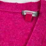 Vince Camuto  Pink Cropped oversized Cardigan Sweater Photo 6