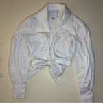 C/MEO COLLECTIVE High Quality Collared Crop Top Photo 1