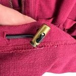 OURS 100% Cotton Red Full Zip Pleated Collared Vest Pockets Cinching Cord Size M Size M Photo 6