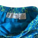 Vintage 100% Silk Midi Skirt Small Blue Photo 1