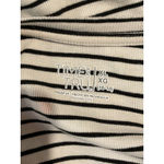 Time and Tru Womens XL Striped Long Sleeve Layering T Shirt Spandex Crew Top White Photo 2