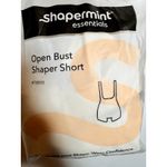 Brand New Shapermint Women's Size Large White Open Bust Shaper Shorts One Piece Photo 10