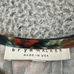 Bryn Walker Bryn Walker 3/4 Bell Flare Sleeve Top Floral Boho Artsy High Low Women's Large Photo 2