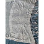 Bindya Pale Pink Gray Paisley Scarf w Fringe Pink Photo 7