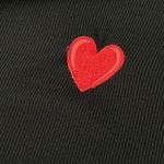 Wild Fable  Crop Top T Shirt Womens XL Black Heart Fitted Stretch Casual Y2K Cute Photo 13