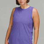 Lululemon Sculpt Tank Top Charged Indigo Purple Size 14 Mesh Lightweight $68 Photo 0